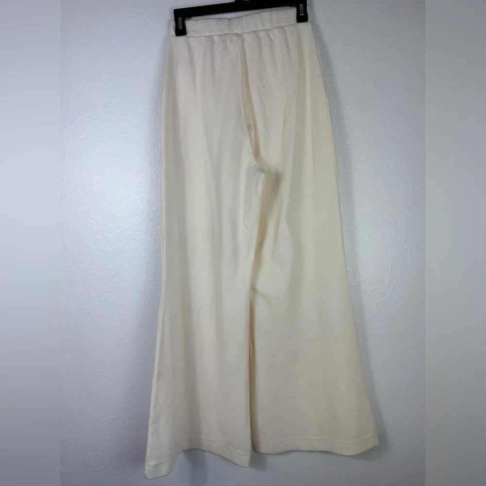 Free people Elegant Cream Women's Wide-Leg Pants size S